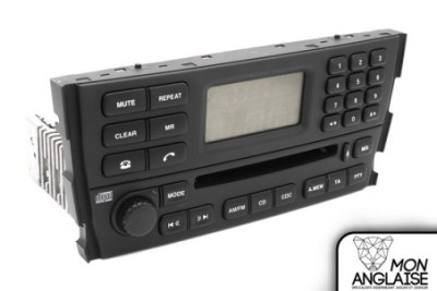 Autoradio lecteur CD (sans navigation) Jaguar S-Type de 2003 à 2008 Référence OE : XR856663
