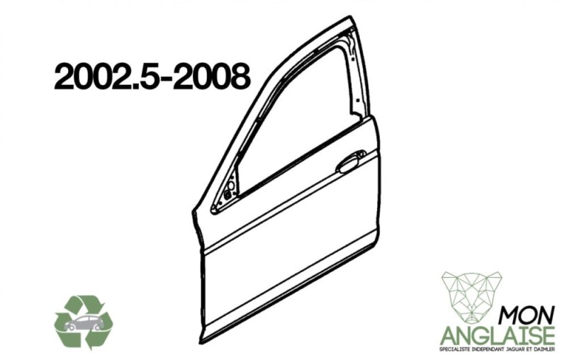 Portière avant gauche Jaguar S-Type 2003-2008 | XR845424
