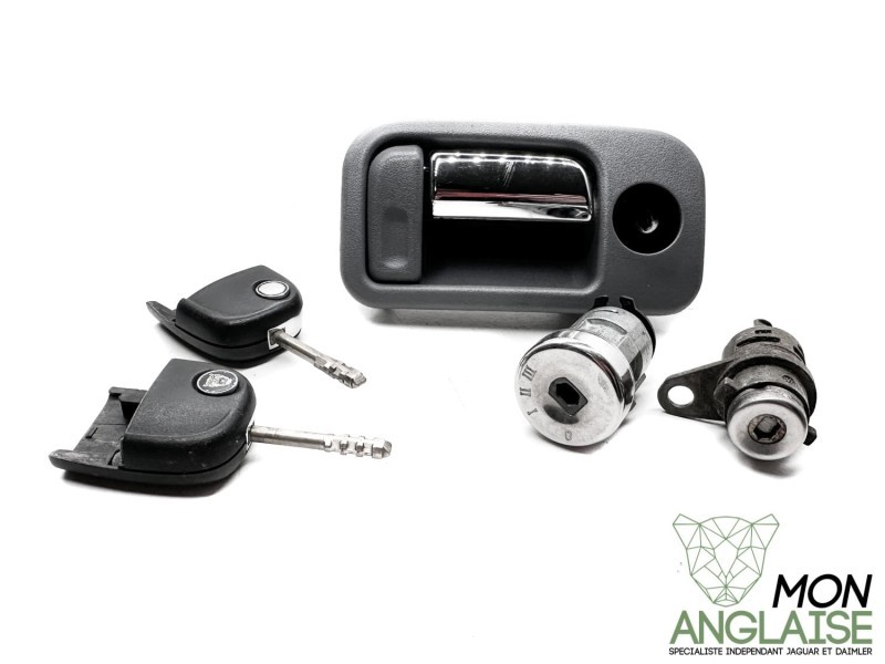 Ensemble barillets neiman - serrure - BaG - 2 clés Jaguar X-Type 2001-2009 | CLEFXT2