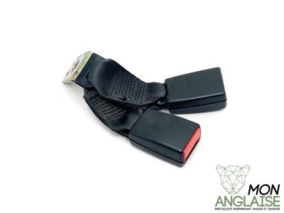 Boucle de ceinture arrière double noir Jaguar S-Type 2004-2008 | C2Z11011LEG