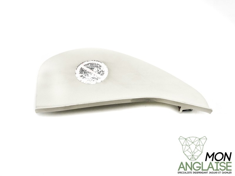 Panneau d'embout de tableau de bord gauche ivoire Jaguar XJ X350 2003-2009 | C2C9442NED