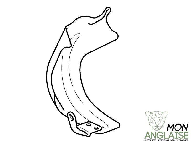 Ecran de chaleur du turbo droite Jaguar S-Type 2005-2008 | C2C22112