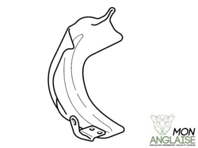 Ecran de chaleur du turbo droite Jaguar S-Type 2005-2008 | C2C22112