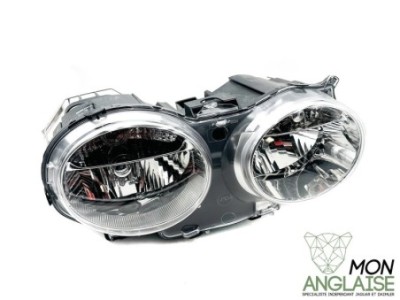 Optique avant droit halogène Jaguar XJ X350 de 2005 à 2009 Référence OE : C2C28130