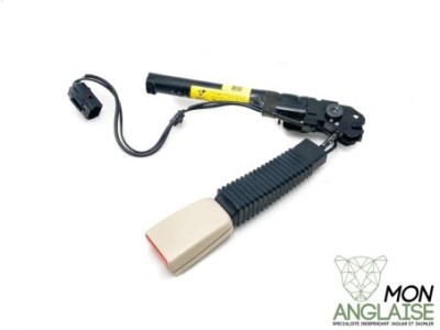Boucle de ceinture avant gauche champagne Jaguar XF 2010-2011 | C2D11981SEL