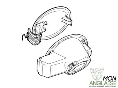 Trappe à carburant Jaguar XJ X350 2006-2009 | C2C4093