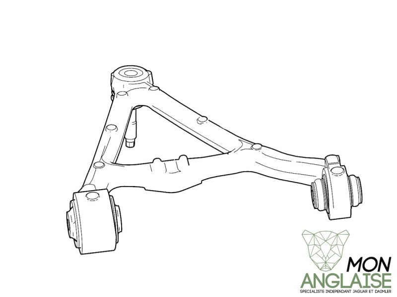 Triangle supérieur arrière droite Jaguar F-Type de 2014 à 2024 Référence OE : T2R20676