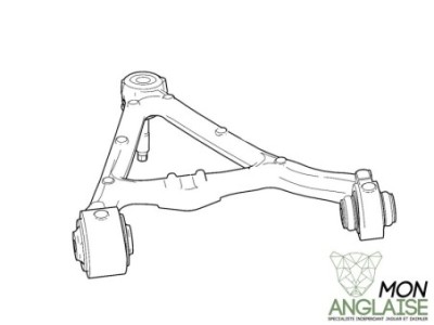 Triangle supérieur arrière droite Jaguar F-Type de 2014 à 2024 Référence OE : T2R20676