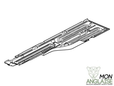 Panneau de protection latéral droite Jaguar XF de 2008 à 2015 Référence OE : C2Z29103