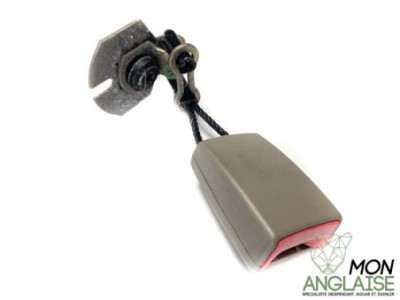 Boucle de ceinture arrière parchemin Jaguar X300 de 1995 à 1997 Référence OE : HNC7088ADHEZ