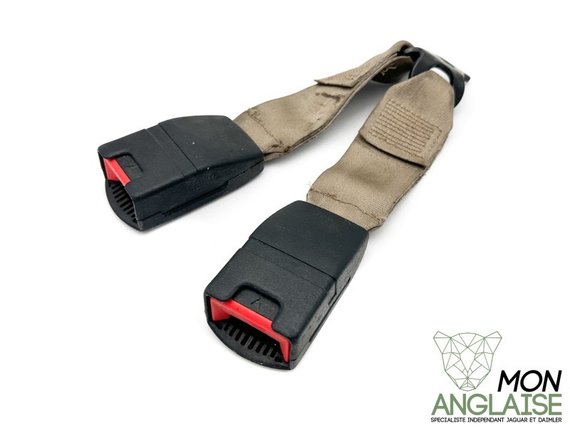 Boucle de ceinture arrière Doeskin / Noir Jaguar XJ40 1990-1990 | BEC4825AEE