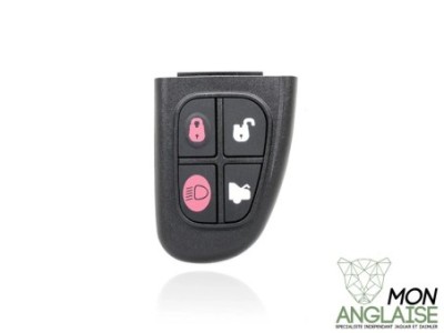 Télécommande 4 boutons 433 mHz Jaguar S-Type de 2003 à 2008 Référence OE : C2C35284