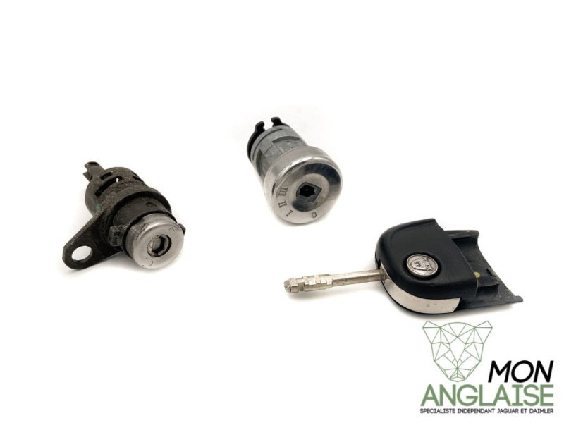 Barillet de serrure conducteur et de neiman Jaguar X-Type 2001-2009 | CLEFNS