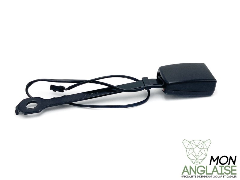Boucle de ceinture avant gauche noire Jaguar XJ8 1998-1999 | HNC7012ADLEG