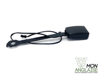 Boucle de ceinture avant gauche noire Jaguar XJ8 1998-1999 | HNC7012ADLEG