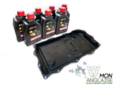 Kit de vidange boite de vitesse automatique ZF 8HP Jaguar F-Type de 2014 à 2024 Référence OE : KVZF8