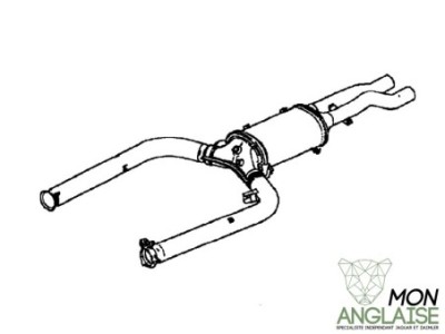 Filtre à particule Jaguar S-Type de 2006 à 2008 Référence OE : XR856857