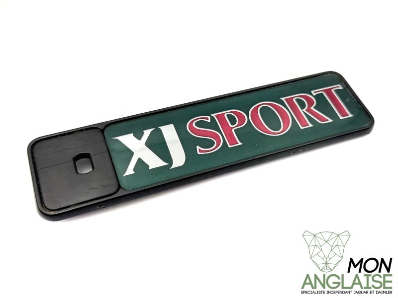 Badge - logo XJ Sport noir Jaguar XJ8 1998-2002 | HNA5994SAN