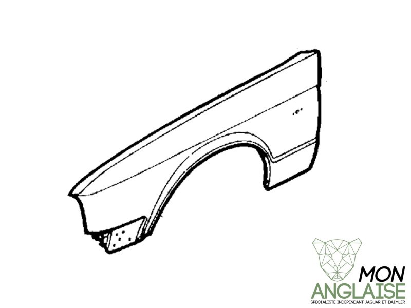 Aile avant gauche Jaguar XJ40 1993-1994 | BLC1161