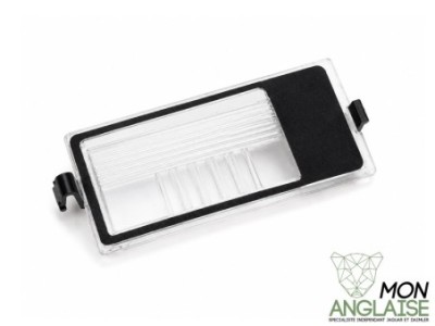 Verre de lampe de plaque droite break Jaguar X-Type de 2001 à 2009 Référence OE : C2S50215