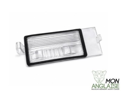 Verre de lampe de plaque droite Jaguar S-Type de 2004 à 2008 Référence OE : XR851933