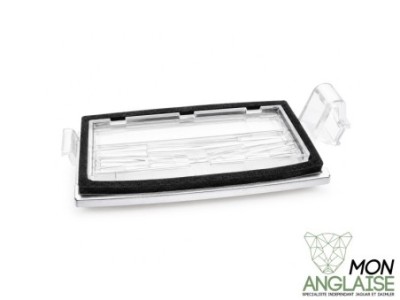 Verre de lampe de plaque gauche berline Jaguar X-Type de 2001 à 2009 Référence OE : C2S49889
