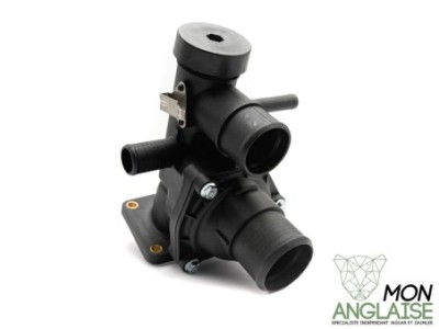 Support thermostat Jaguar S-Type de 1999 à 2002 Référence OE : NCE2247AD