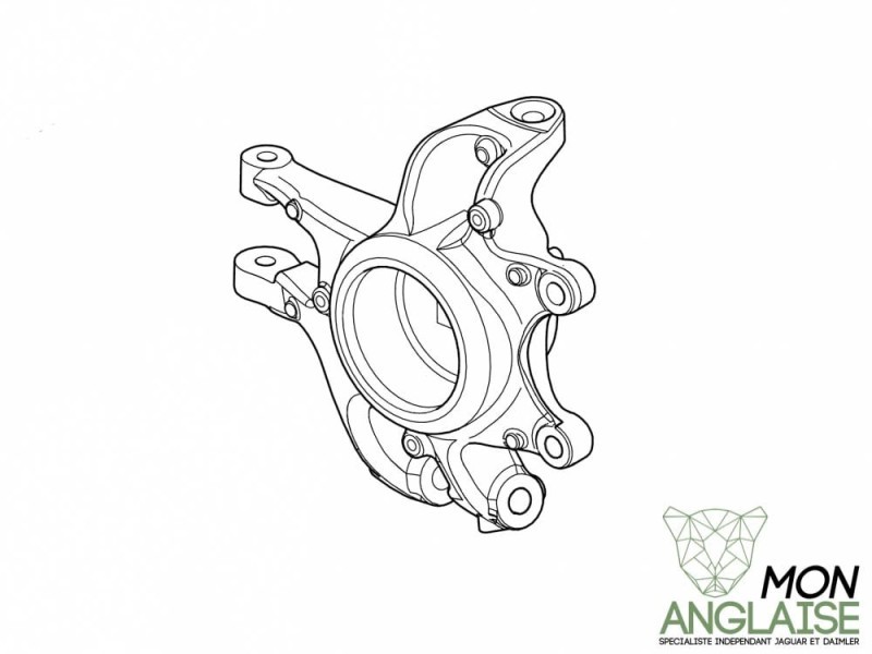 Porte moyeu arrière droite Jaguar XK 2010-2014 | C2P12735