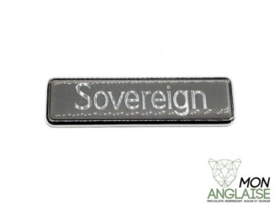 Badge de coffre Sovereign Jaguar XJ40 1991-1992 | BEC10677