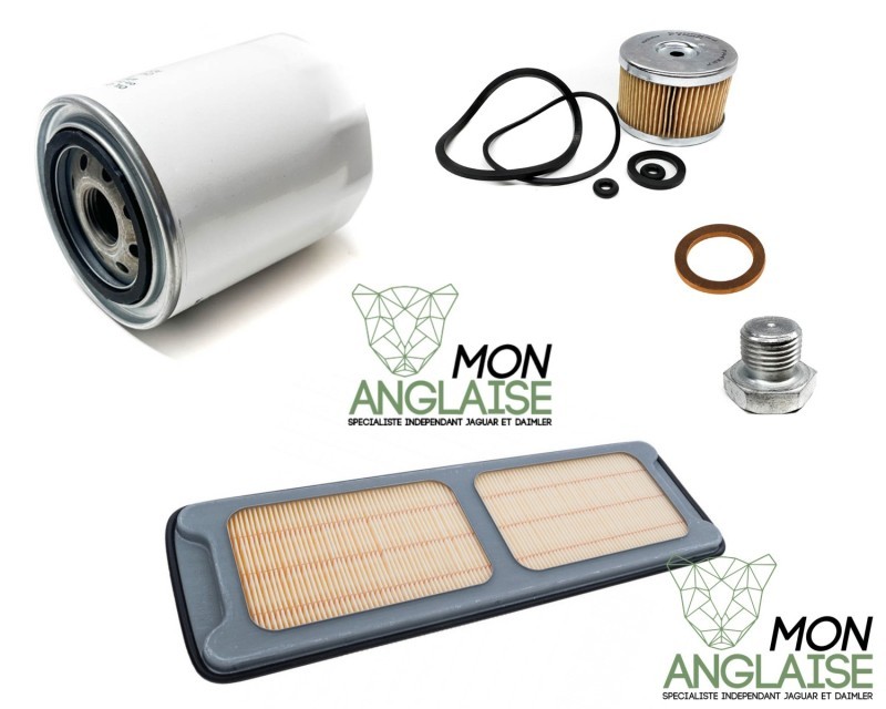 Kit vidange Moteur XJ Serie 2 4.2L L6 filtre cartouche Jaguar XJ Série 2 de 1973 à 1979 Référence OE : ENTXJ23
