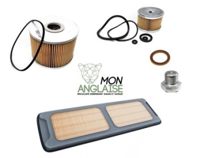 Kit vidange Moteur XJ Serie 2 4.2L L6 filtre papier Jaguar XJ Série 2 de 1973 à 1979 Référence OE : ENTXJ24