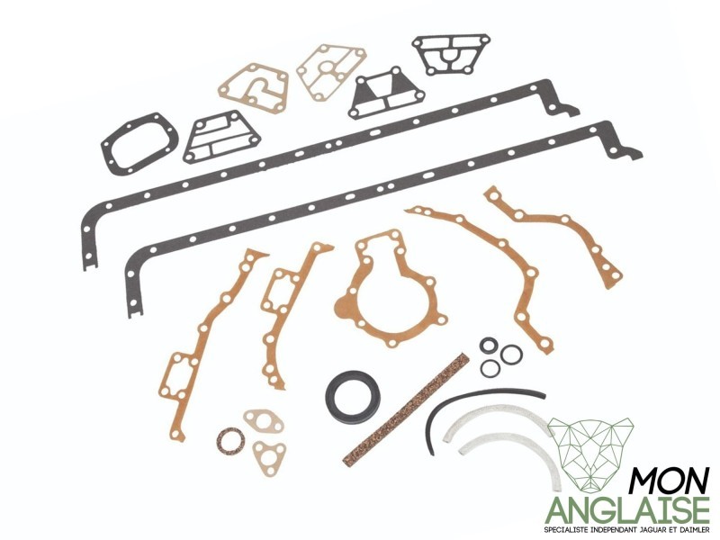 Kit joint bas moteur Jaguar XJ Série 3 de 1978 à 1992 Référence OE : JLM9713