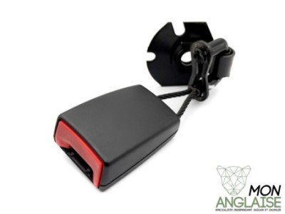 Boucle de ceinture de sécurité arrière simple noire Jaguar X-Type de 2004 à 2008 Référence OE : C2S27723LEG