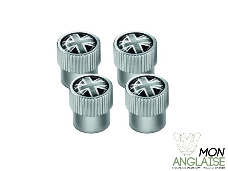 Bouchon de valve Union Jack Black Jaguar XE 2015-2023 | C2D60780