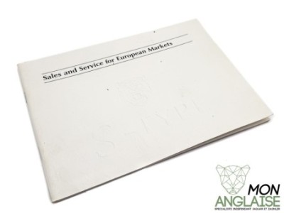 Manuel Sales and Service for European Markets Jaguar S-Type 1999-2002 | JJM10701697