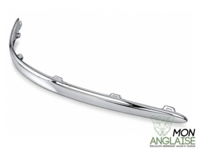 Chrome de pare choc avant droite Jaguar XJ X350 de 2003 à 2007 Référence OE : C2C1592