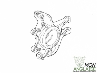 Porte moyeu arrière gauche Jaguar XF 2008-2015 | C2P12736