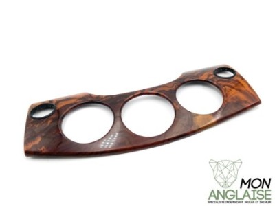 Boiserie de compteur RHD ronce de noyer Jaguar XJ8 1998-2002 | GNC6926BCRN