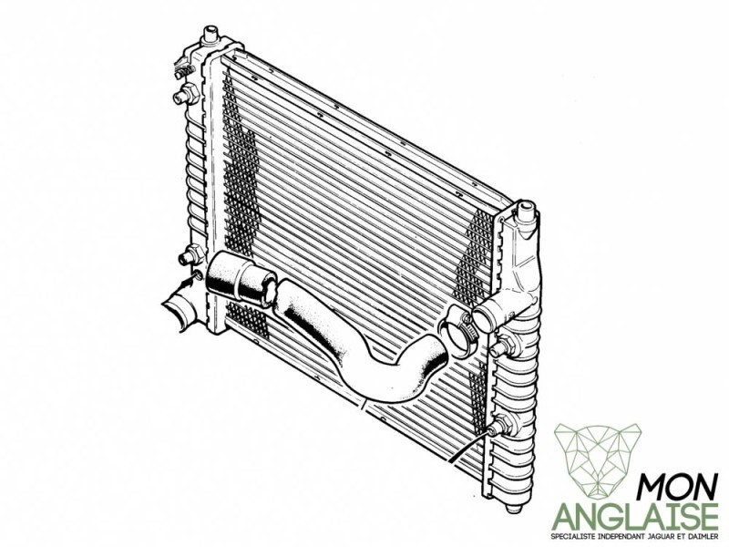 Radiateur de refroidissement BVA Jaguar X300 1995-1997 | MNA4190DB
