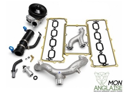 Kit Y-Pipe aluminium V8 5.0 SC - Essentiel Jaguar New XJ de 2010 à 2019 Référence OE : YPIPEKIT2