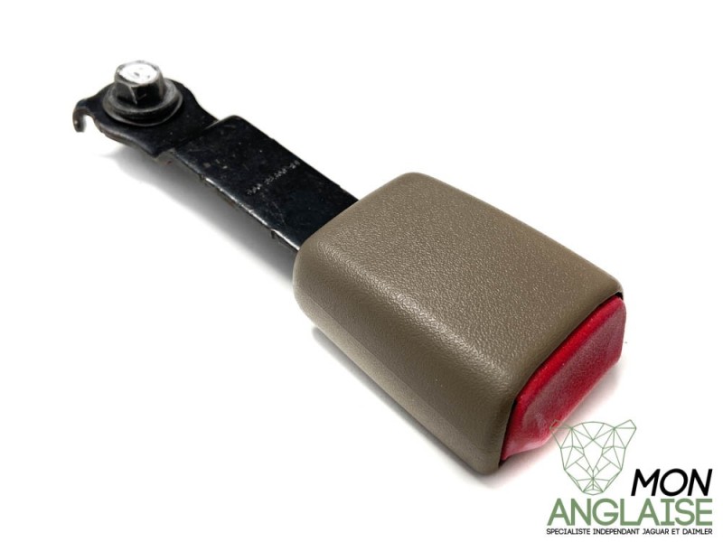 Boucle de ceinture avant droite sable LHD - FR Jaguar S-Type de 1999 à 2000 Référence OE : XR81404AEK