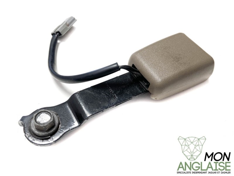 Boucle de ceinture avant gauche sable LHD - FR Jaguar S-Type de 1999 à 2000 Référence OE : XR81405AEK