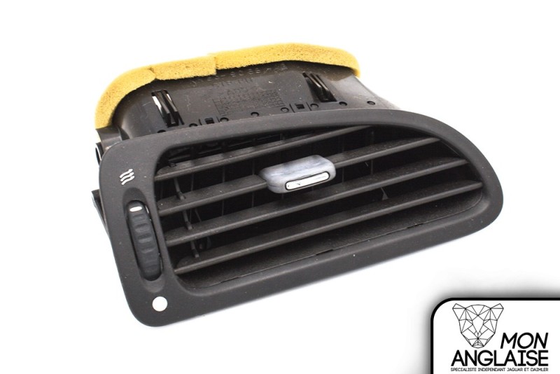 Aérateur de tableau de bord centrale droite Jaguar S-Type de 1999 à 2002 Référence OE : XR823483