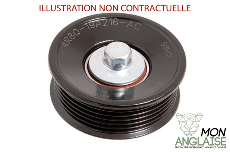 Poulie de renvoi Jaguar S-Type de 2004 à 2008