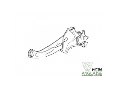 Porte moyeu arrière gauche Jaguar X-Type de 2001 à 2009 Référence OE : C2S49748