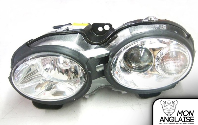 Optique avant gauche Xénon Jaguar X-Type de 2001 à 2009 Référence OE : C2S52489