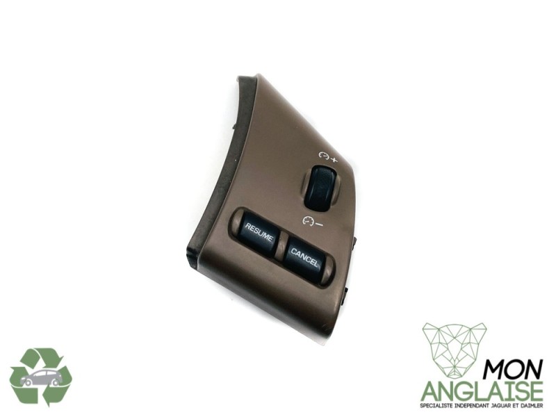 Commandes au volant de régulateur de vitesse mocha Jaguar X-Type de 2004 à 2009 Référence OE : C2S49440AMB