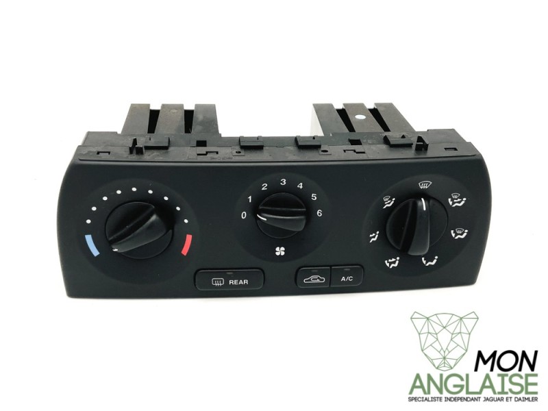Commandes de climatisation (Noire) Jaguar X-Type de 2001 à 2002 Référence OE : C2S23833