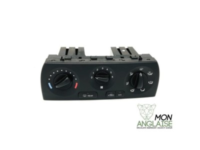 Commandes de climatisation (Noire) Jaguar X-Type de 2001 à 2002 Référence OE : C2S23833