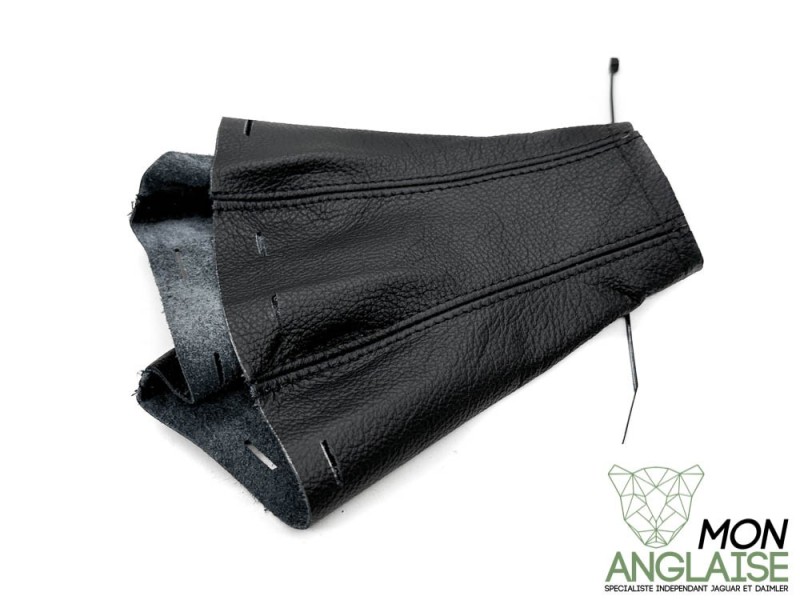 Soufflet de levier de vitesse cuir noir Jaguar X-Type de 2001 à 2009 Référence OE : SOUFFLETXN